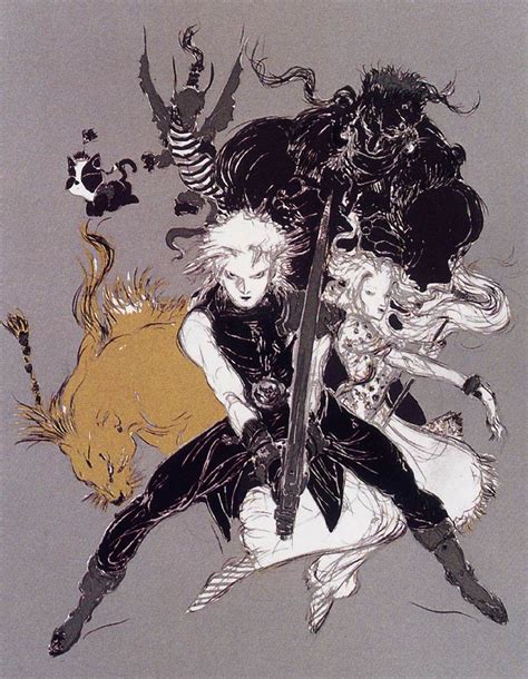 yoshitaka amano final fantasy